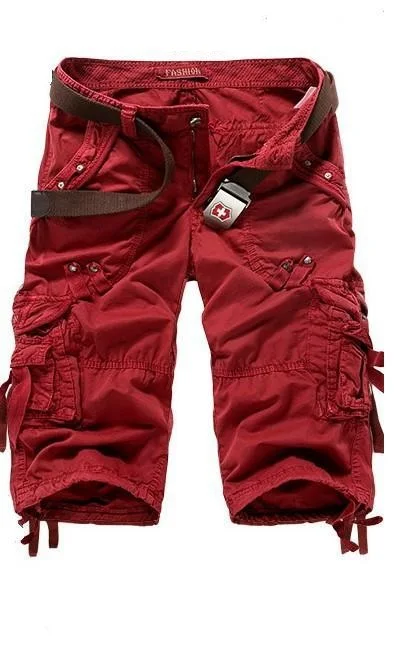 In stock wholesale custom design blank plain mens cargo pants short