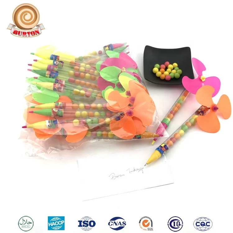 21 см цветная ветряная мельница веер ручка Детская забавная игрушка фруктовые конфеты