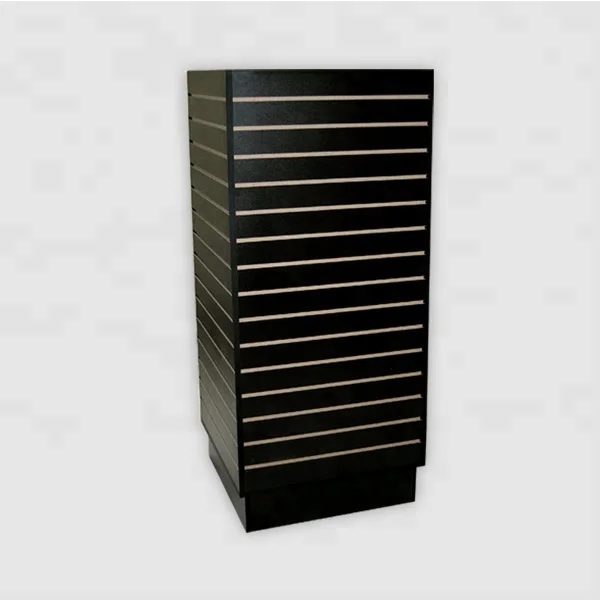 
Retail Store Cube Tower Slatwall Display Fixture 