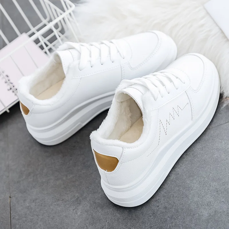 Low cut UP upper student winter shoes woman daily outdoor walking shoes factory price directly