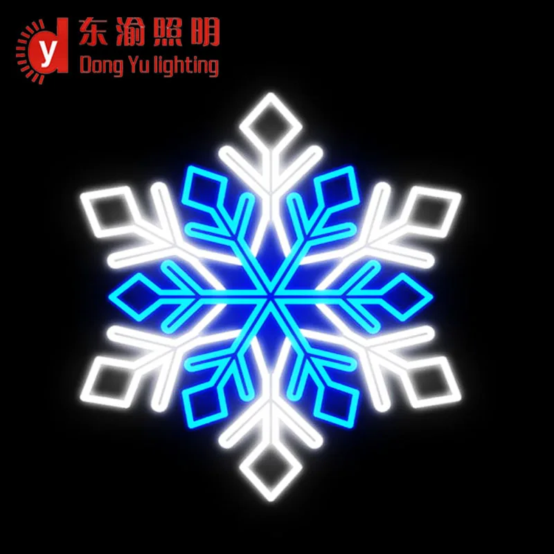 Christmas IP65 waterproof LED rope lights decoration snowflake window motif light