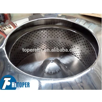 Центробежная центрифуга типа SS, сепаратор экрана сита, ситечная машина, используемая для кокосового молока и соевого молока