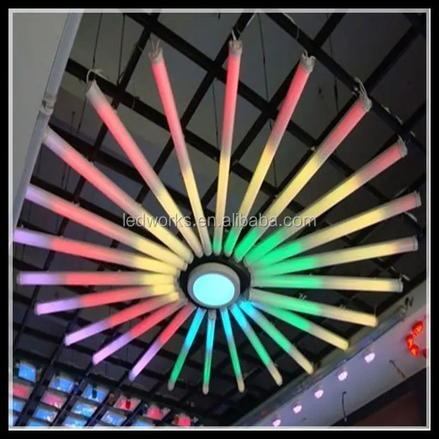 
0.5m,1m,1.5m,2m long dmx rgb led digital tube outdoor 3D wall decorating 