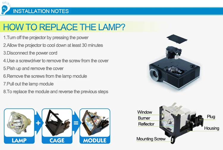 Original projector lamp ELPLP88  for Epson projector