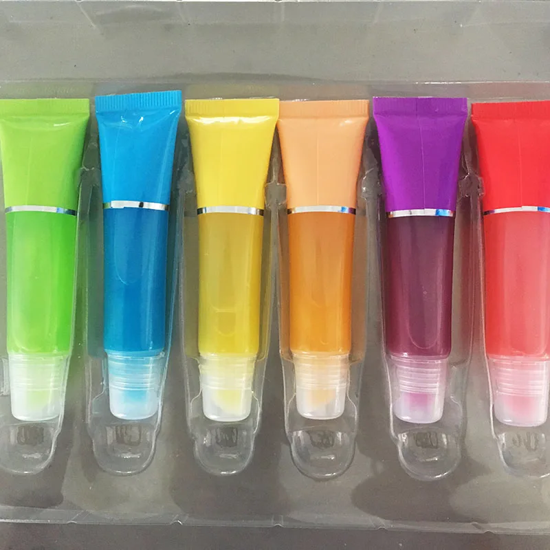 
OEM 15ml Beautiful Colorful Hotel Mini Shower Gel In Tube hand gel body wash bath set girt for kids 