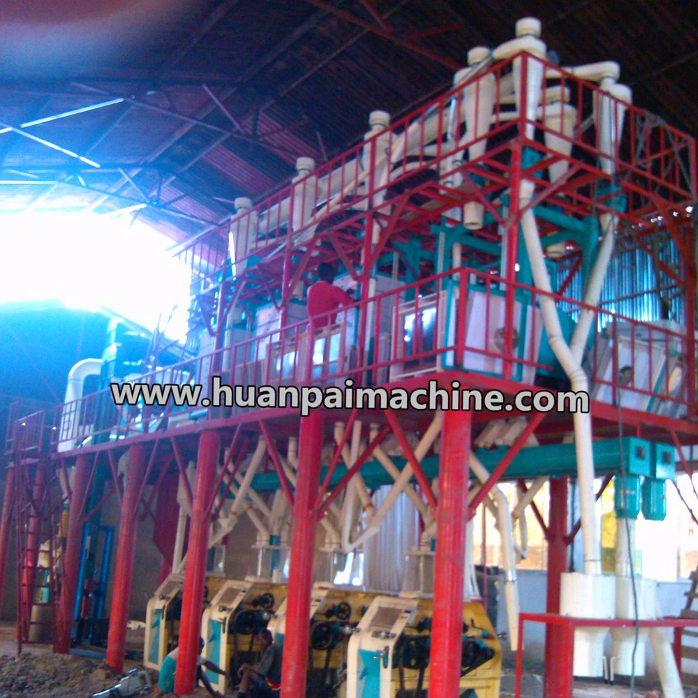 50t maize meal machine/corn meal production line