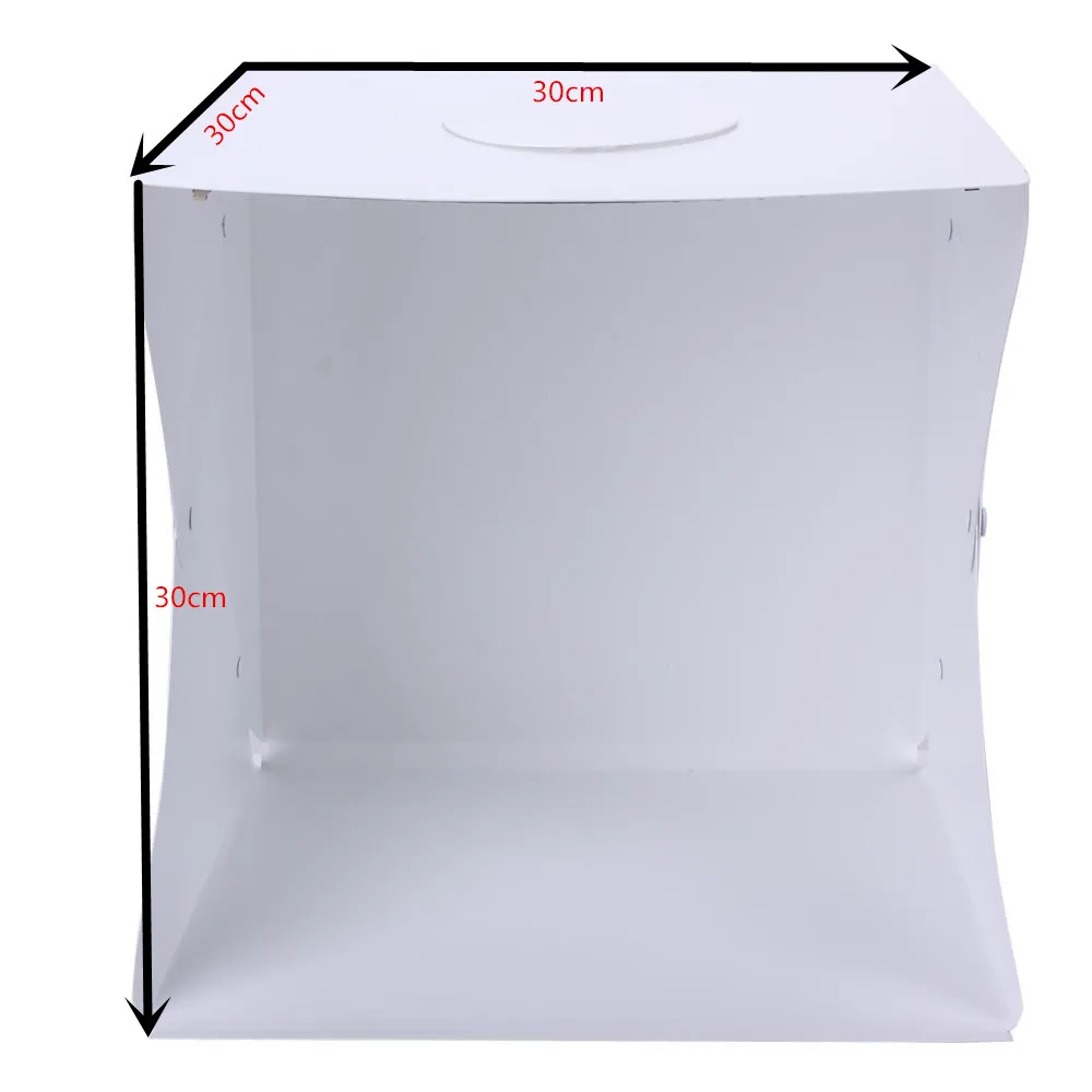 2017 hot selling portable 40*40*40cm mini photo studio softbox light kit