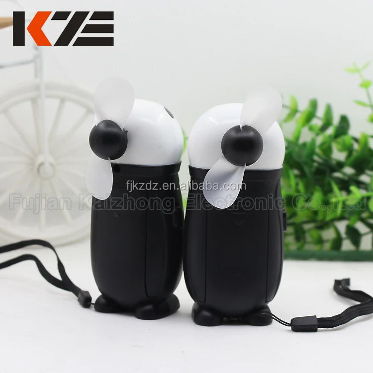 Оптовая продажа мини портативный Настольный вентилятор пластиковый панды для