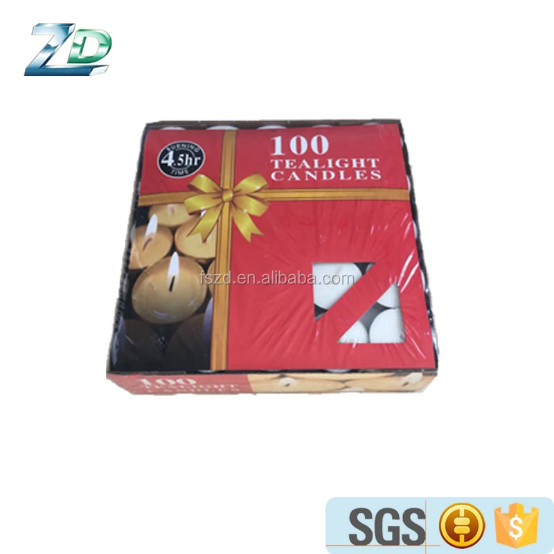 Wholesale market scented cheap white candle tealight