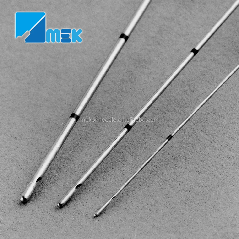 Blunt tip micro cannula for filler injection 18G-30G