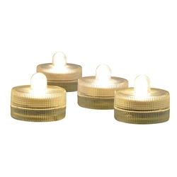 White/Warm White/Pink/Purple/Amber/Orange/Teal/Red/Green/Blue/RGB Color Changing Waterproof Submersible LED Light w/ Battery