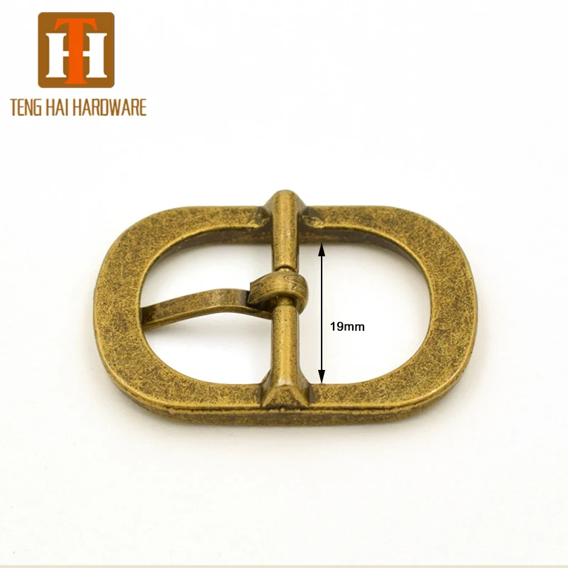 wholesale zinc alloy antique brass belt buckle for bag belt accessory