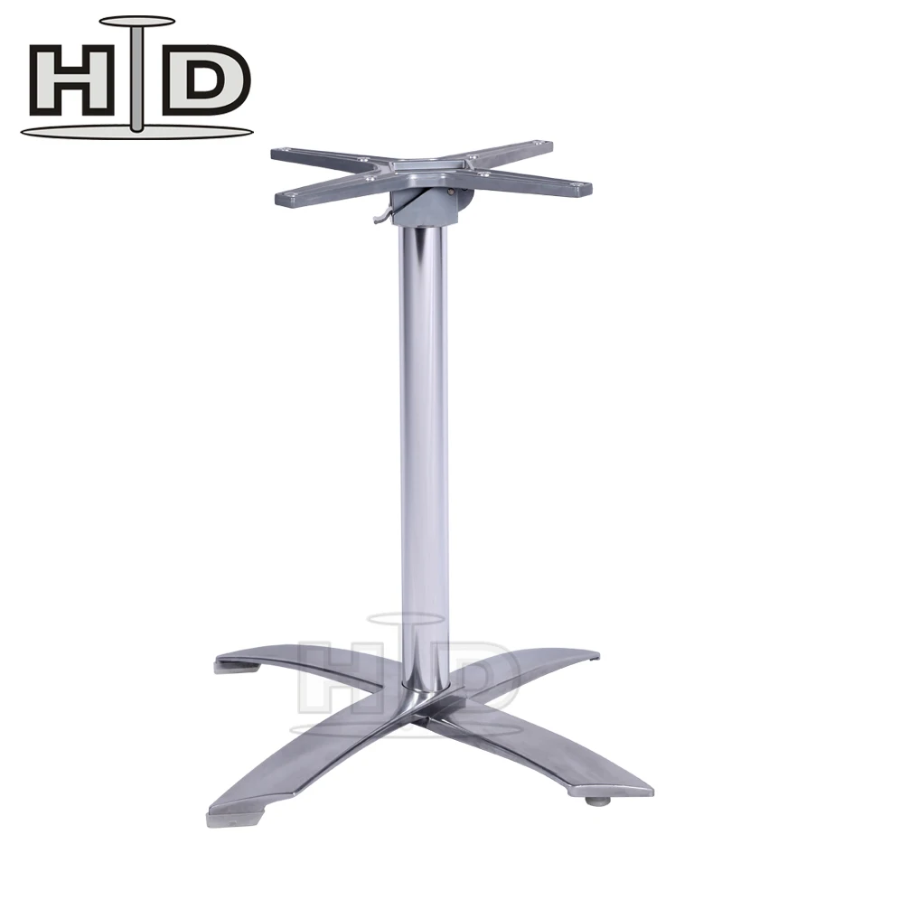 Dinner center industrial high bar unique modern foldable gold aluminum folding table legs
