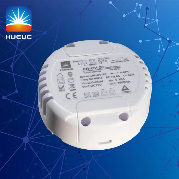 DALI 0-10 Triac Dimmable LED driver 900ma CC and CV 20w 40W power supply