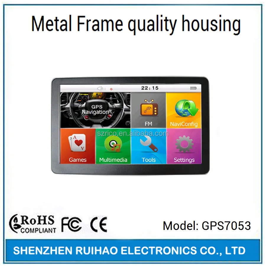 Автомобили и Мотоциклы Автоматическое Электроники Навигации и GPS 7 inch Wince Грузовик Сб Nav GPS Трек С 256 МБ И 8 ГБ