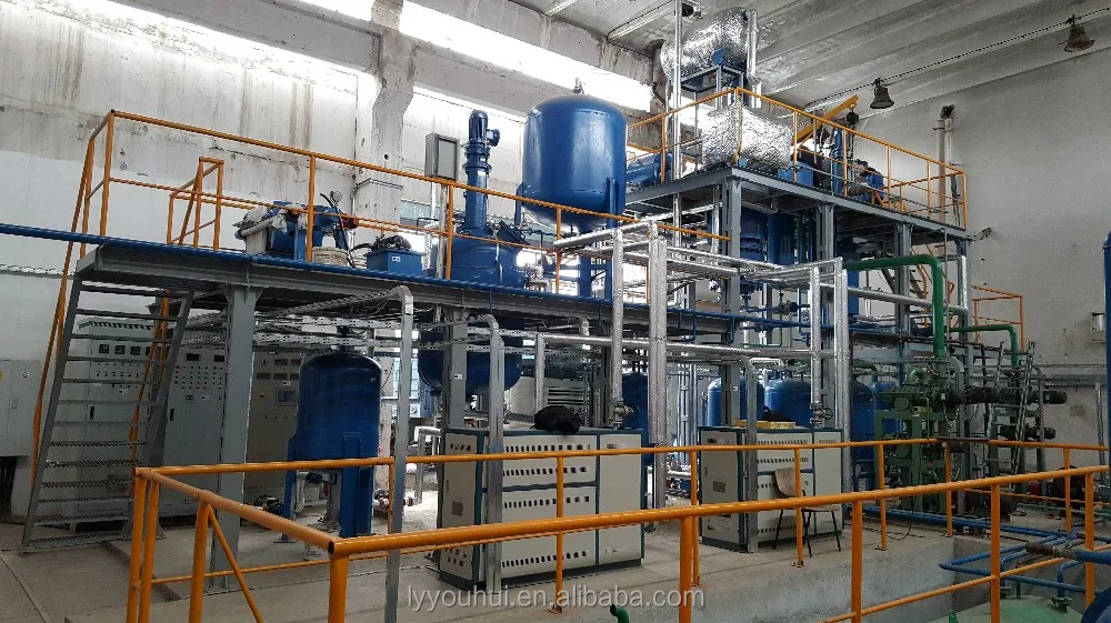 The waste mineral oil recying equipment ,technology and engineering process