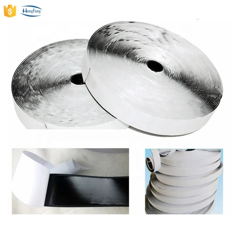 Factory Price Adhesive Hook and Loop Tape Self Adhesive Curtain Accessories Tape Hook and Loop Tape Roll with Heavy Duty Adhe