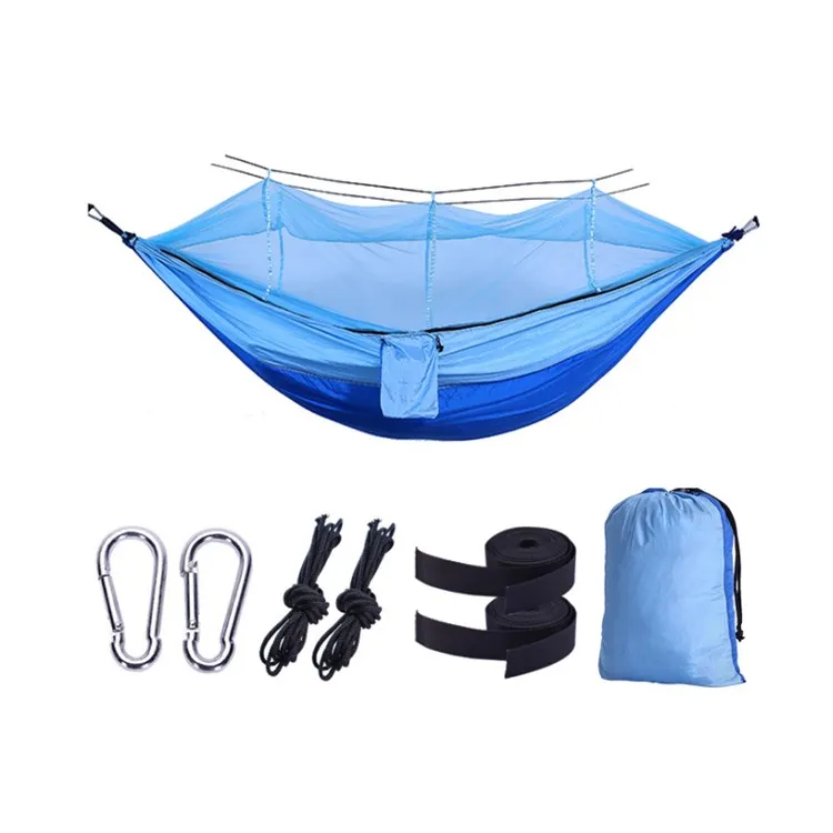 Уличный Сверхлегкий портативный гамак для походов и пешего туризма, складной гамак с москитной сеткой