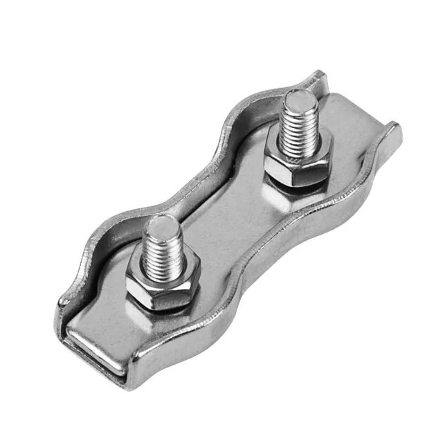 316 material small size M3 stainless steel electrical cable wire rope clamps