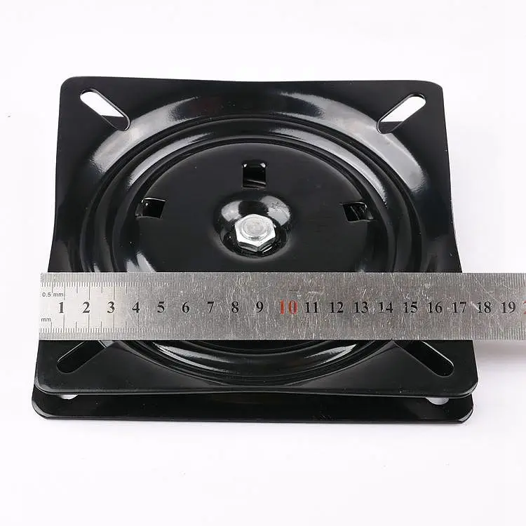 Лидер продаж, черный шарнир для барного стула толщиной 2,3, 7 дюймов, 177 мм, угловая сменная поворотная пластина с возвратом пружины с эффектом памяти