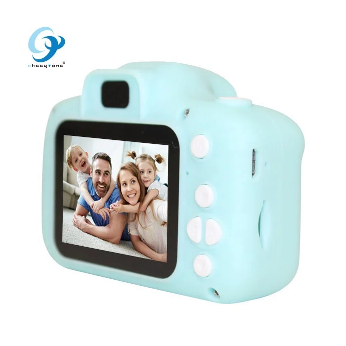 CT-P10X portable kids toy selfie dual camera birthday gift kids camera console