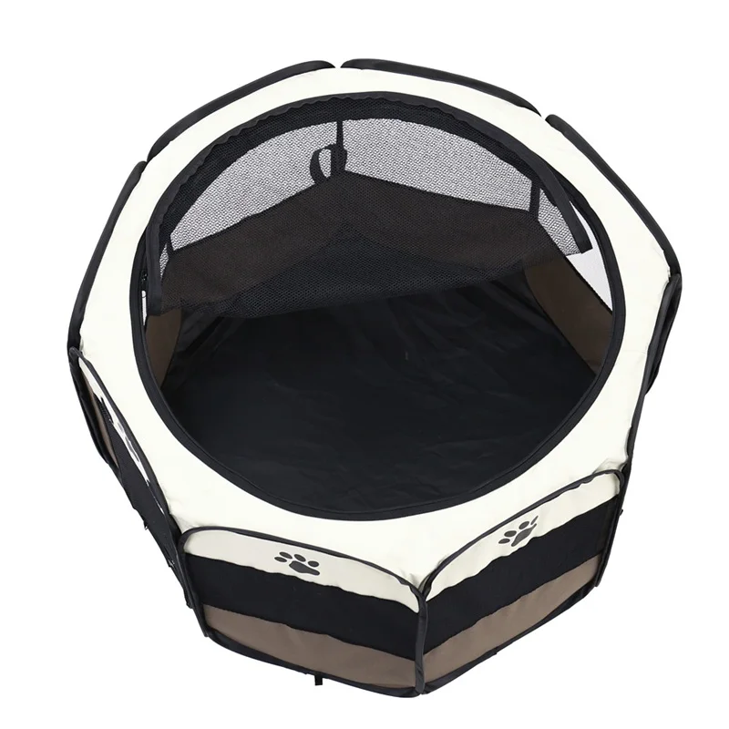 2 in 1 Portable Folding Travel Pet Dog House Playpen Multi-functionable Cage Outdoor Pet Carrier bag tent