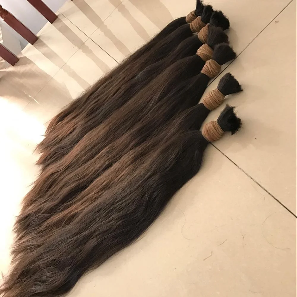 100%unprocessed indian virgin remy human bulk hair quality soft and good smoothness