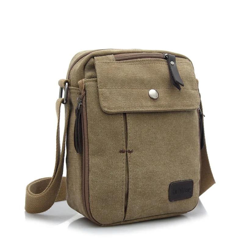 Big Capacity Vintage Mens Canvas Messenger Shoulder Bag