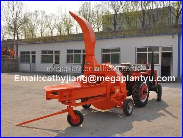 Agriculture corn silage chaff cutters machines with PTO Shaft driven by tractor