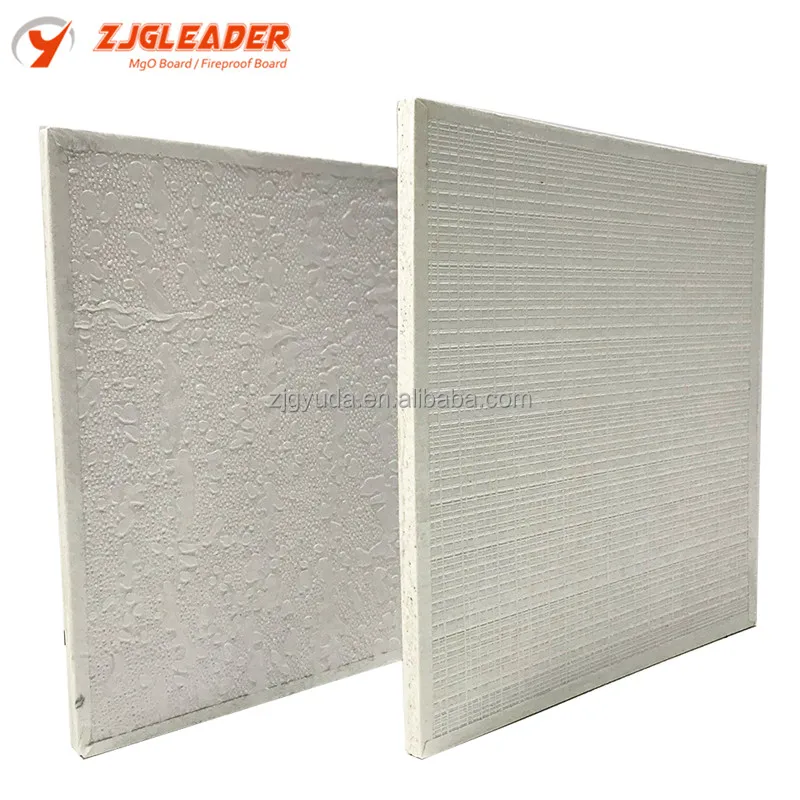 Magnesium oxide board for insulated decorative ceiling and mgo wall panels
