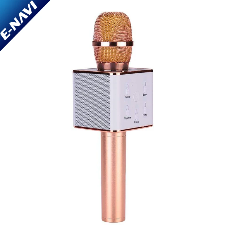 Q7 Wireless Microphone Karaoke with Speaker Pro Portable KTV for Smartphone PC Kids Gift