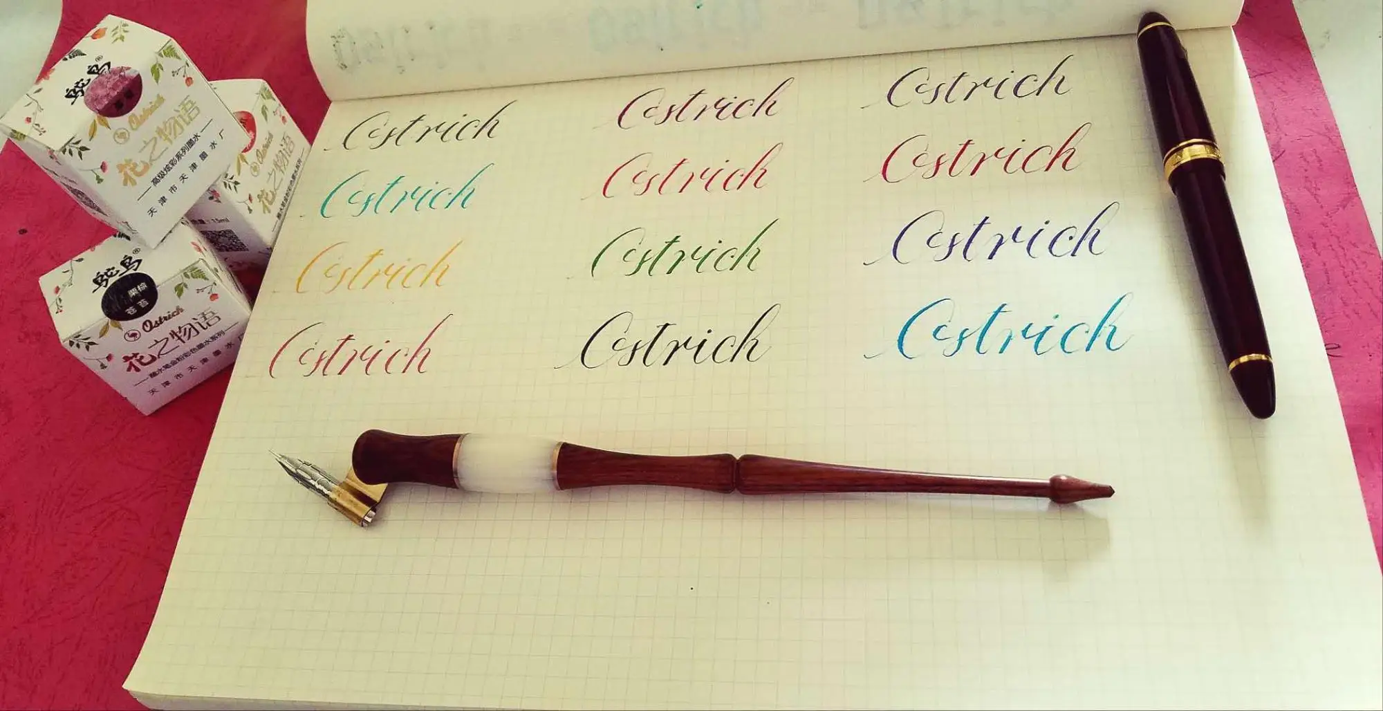 
China Factory Supply Feather Calligraphy Pen Ink for Art Writing 