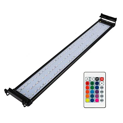 China wholesale RGB lamp ZJL-40B adjustable bracket  light for fish tank plant