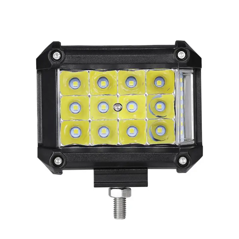 
New 4inch 19LEDs 57W Two Side Shooter Work LED Pods Off Road Bar Light Side Shooter LED Pods 4" 36W 57W LED Light Bar Off Road Light Pods 19pcs 1.5w Philips Chips Spot Flood Combom Beam side shot work lite barra (Pack of 2 , in pairs)