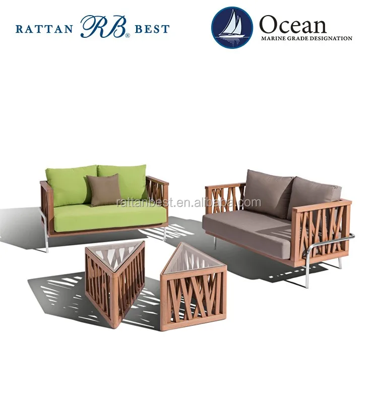 teak wood classic sofa