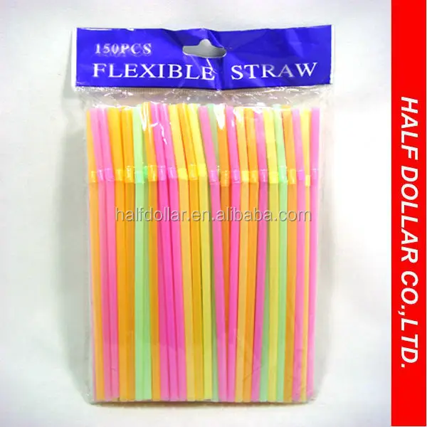 hot sale artistic straws plastic drinking straw