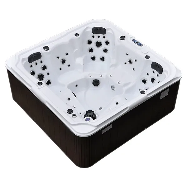 5 Seats Fish Curve Design KGTspa Outdoor Massage  Bath Tub Acrylic JCS-17