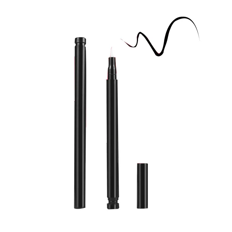 Free sample 3ml black plastic empty cotton core eyeliner tube  container / eyeliner pen / eye liner bottle for wholesale