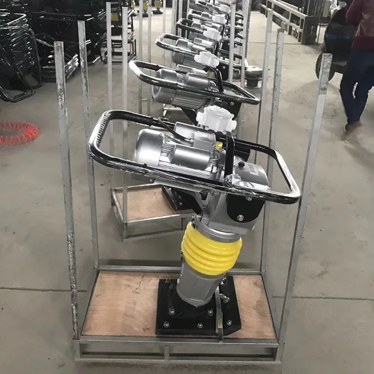  6.5HP маленькая ручная машина вибрационный бензиновый трамбовщик с двигателем