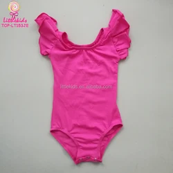 Baby Girl Leo Solid White Cotton Spandex Blend Gymnastic Leotard Kids Tank Ballet Leotards Wholesale