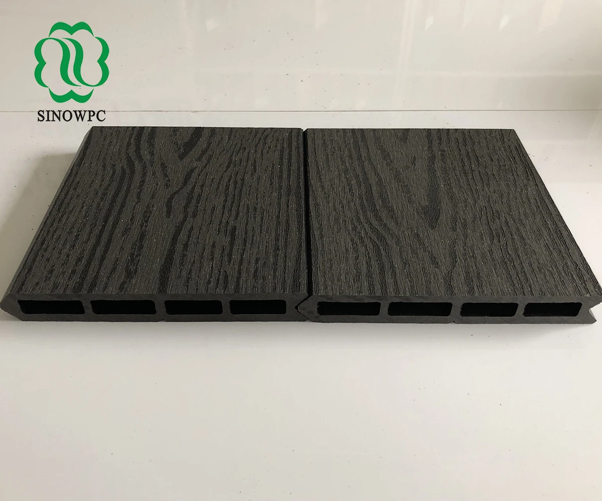 Decorative wpc decking plank/wood plastic wall panel/outdoor environmental wpc panel