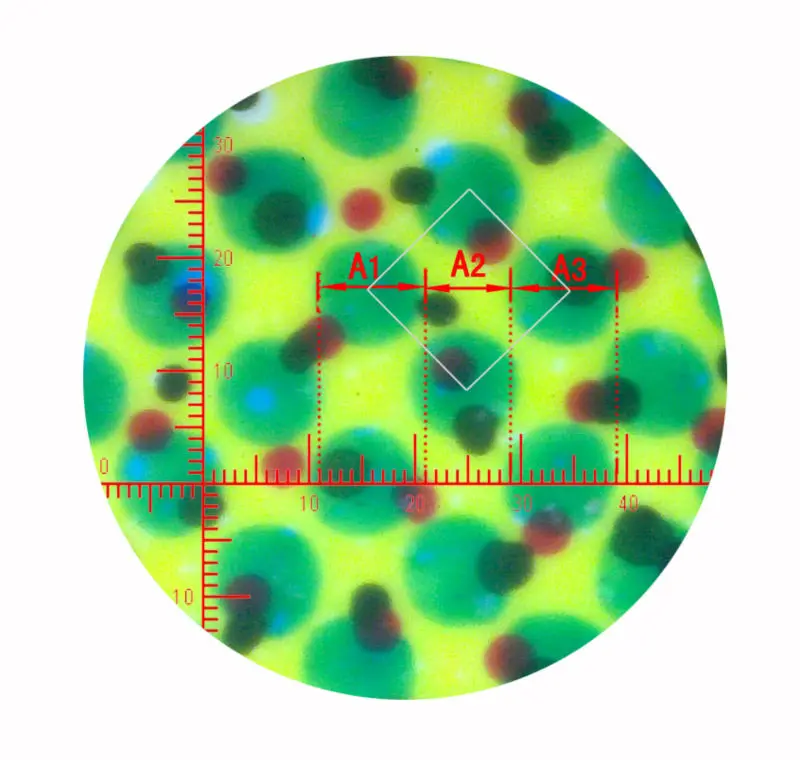 High resolution table standing digital measurement microscope for plate making and presswork quality inspection