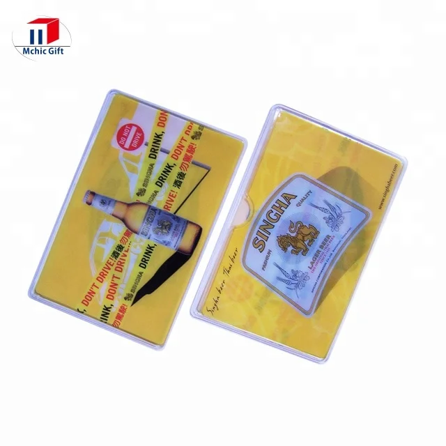 Cheap Customized double fold Soft rubber PVC ATM Card Cover Flexible PVC Credit Card Sleeve