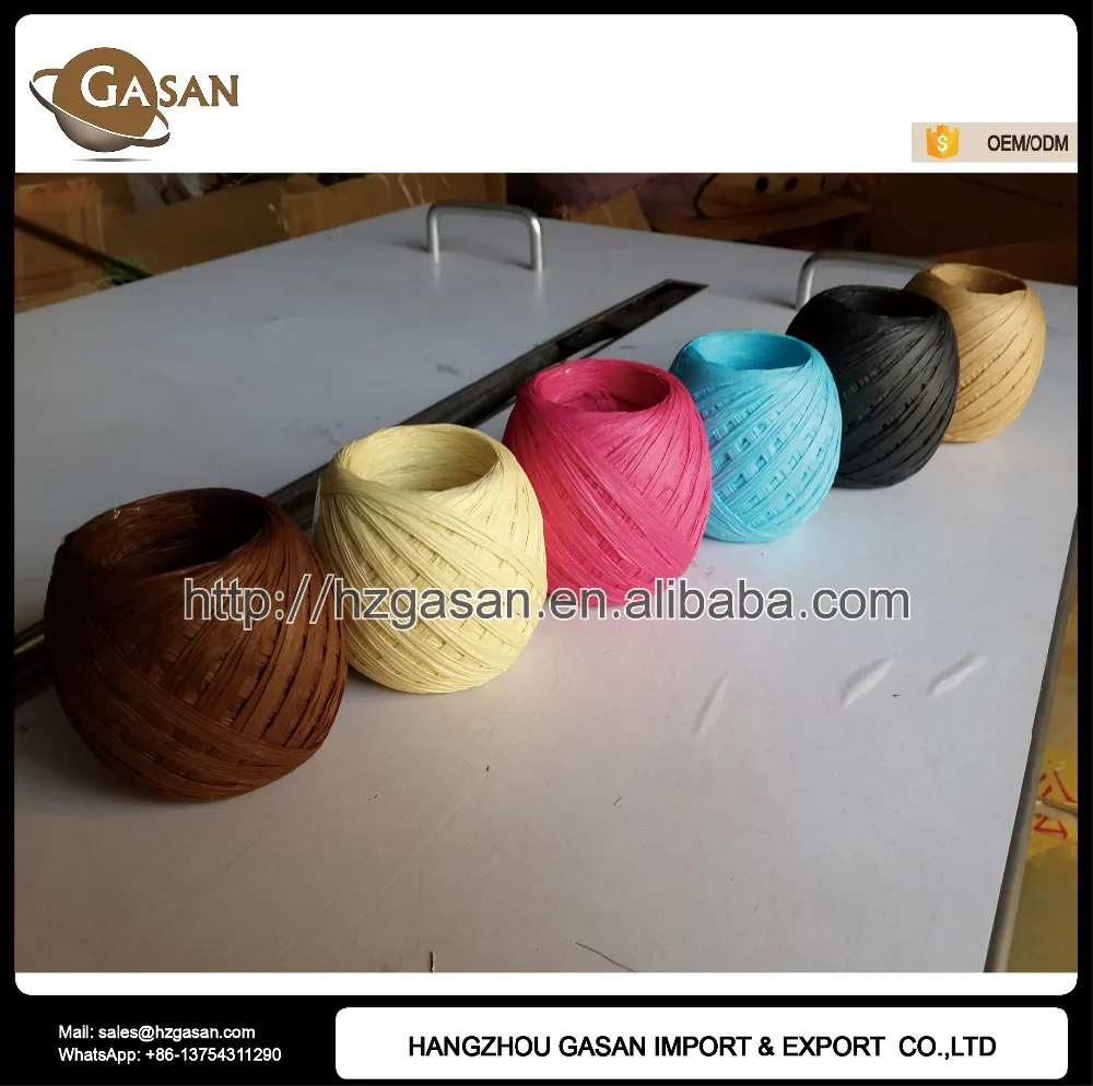 
Arts And Crafts Bright-colored Paper Raffia Crochet Yarn 