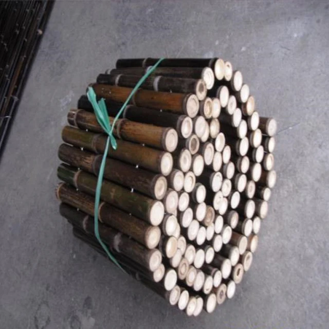 eco-friendly cheap natural black artificial bamboo fence bamboo panels