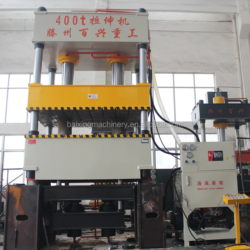 400 Tons 4 Column Hydraulic press for tank head