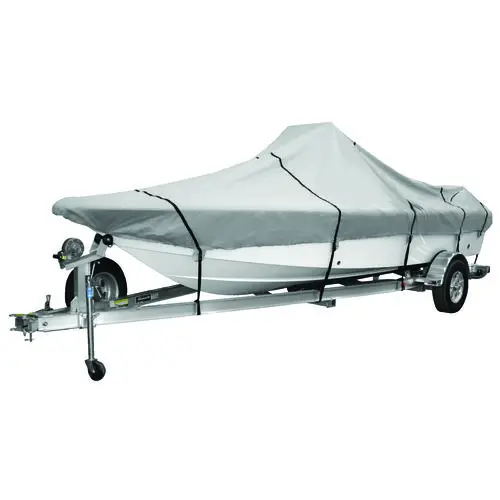 Durable Lightweight Sun Protective Grey Boat Cover