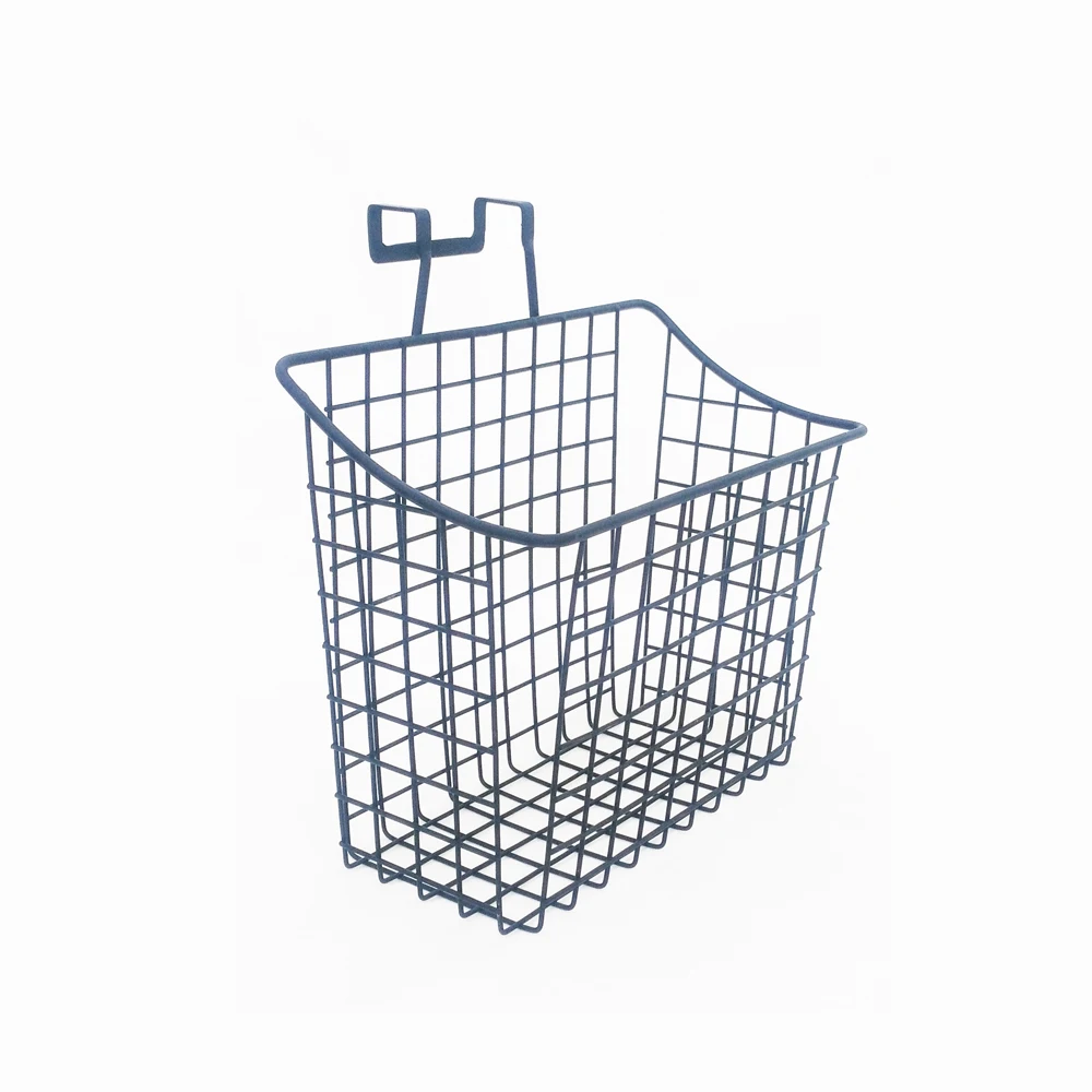 Metal Wire Grid Home Kitchen Cabinet Door Hanging Organize Storage Basket