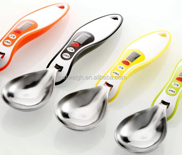 stainless steel coffee measuring digital spoon scale with LCD display