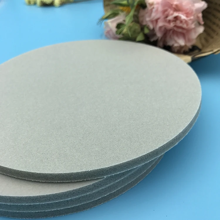 Round Abrasive Sponge White Softback Sanding Sponge